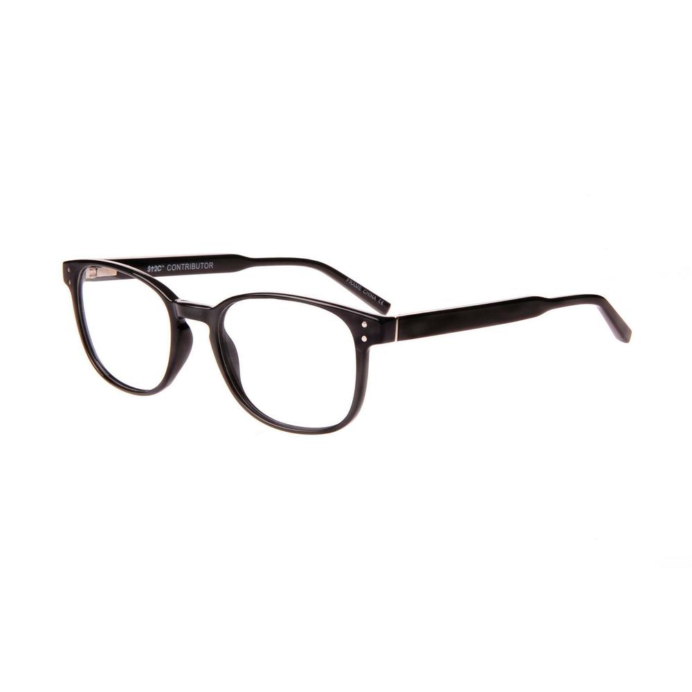 NEW SU2C Black CONTRIBUTOR Eyeglasses 49mm with Case